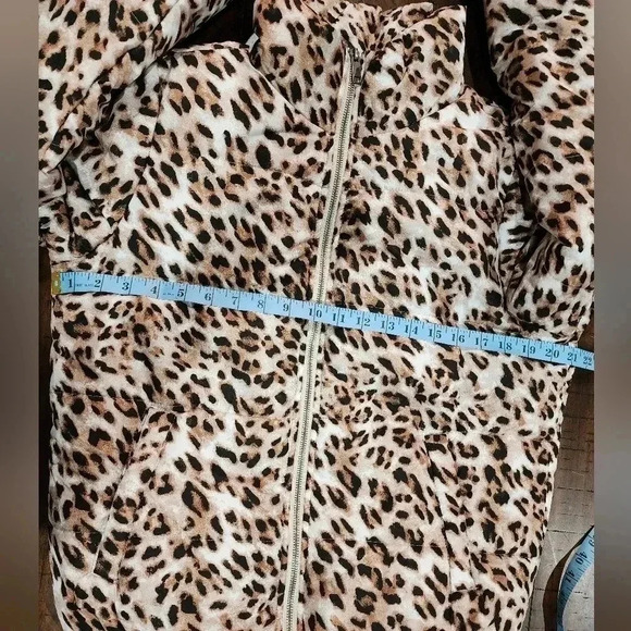 GB women's puffer jacket leopard print size M NWT - Picture 10 of 12